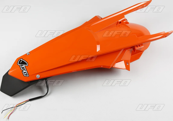 Rear Fender With Light Orange