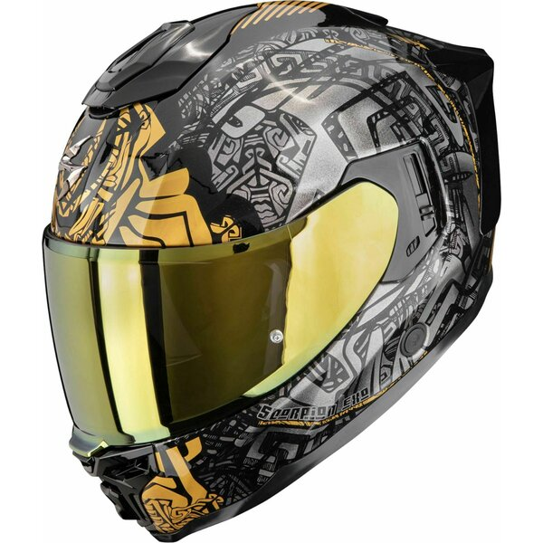 Casca integrala SCORPION EXO-1500 AIR APUS M Alb perlat/Gri/Auriu, 4, nordicamoto.ro