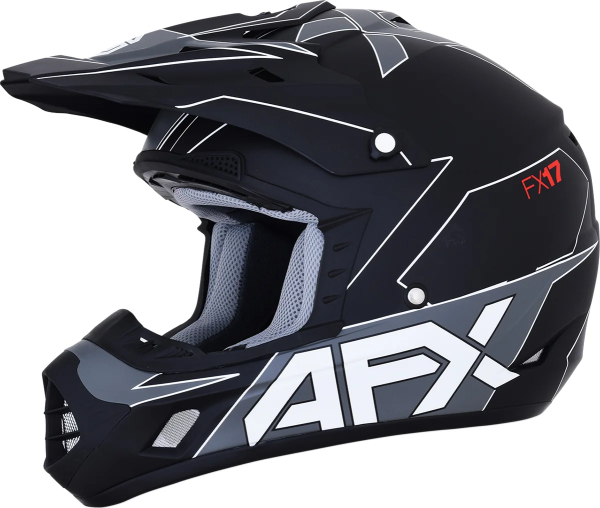Helmet Fx17 M-blk-whtBlack  M, 1, nordicamoto.ro