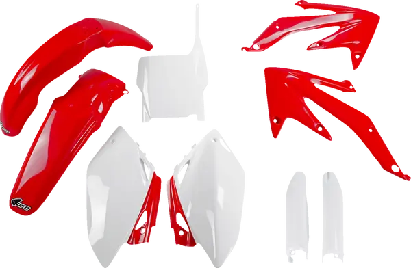 Full Body Replacement Plastic Kit Red, White