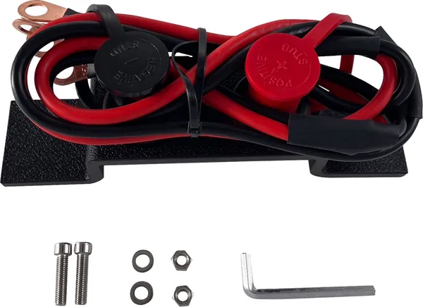 Battery Terminal Relocation Kit Black -0