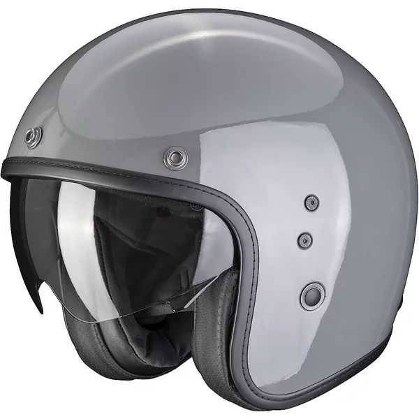 Casca open face SCORPION BELFAST EVO SOLID S NEGRU MAT, 3, nordicamoto.ro