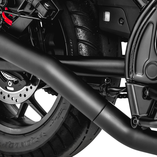 Hi-output Slip-on Muffler Black, Matte Black, Ceramic, 2, nordicamoto.ro