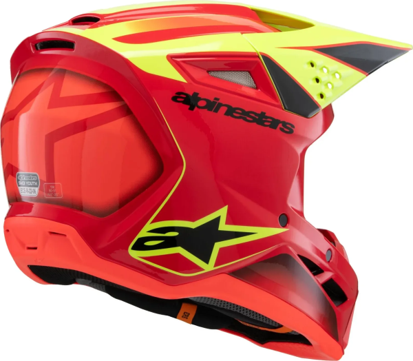 Casca Copii Alpinestars S-M3 Fray Black/Red/Yellow-0