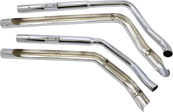 Dragster Exhaust System Chrome, 3, nordicamoto.ro