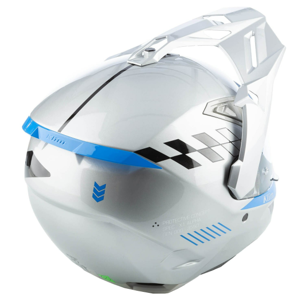 Casca Moto Klim X1 Alpha ECE/DOT Gloss Hi-Vis - White-33