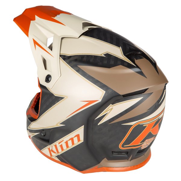 Casca Klim F3 Carbon Off-Road ECE LIGHTNING WHITE-8