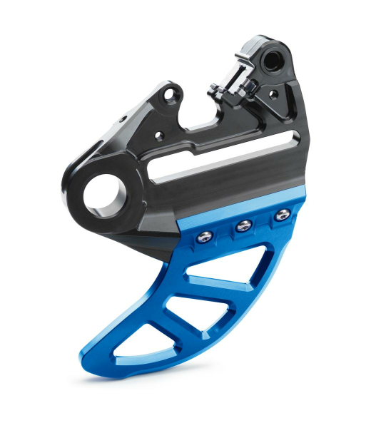 Brake caliper support with brake disc guard-0