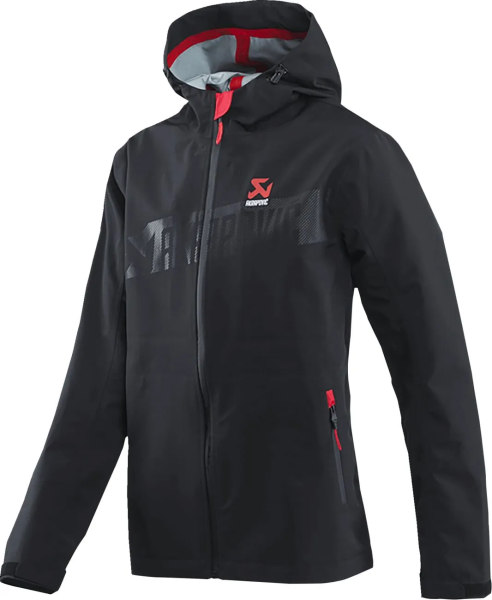 Women's Corpo Rain Jacket Red, Black -4