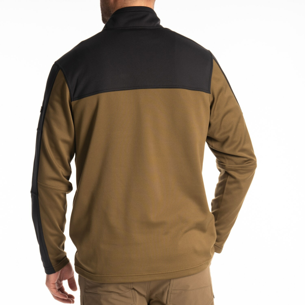 Pulover Klim Glacier 1/4 Zip Mid Layer Black-13