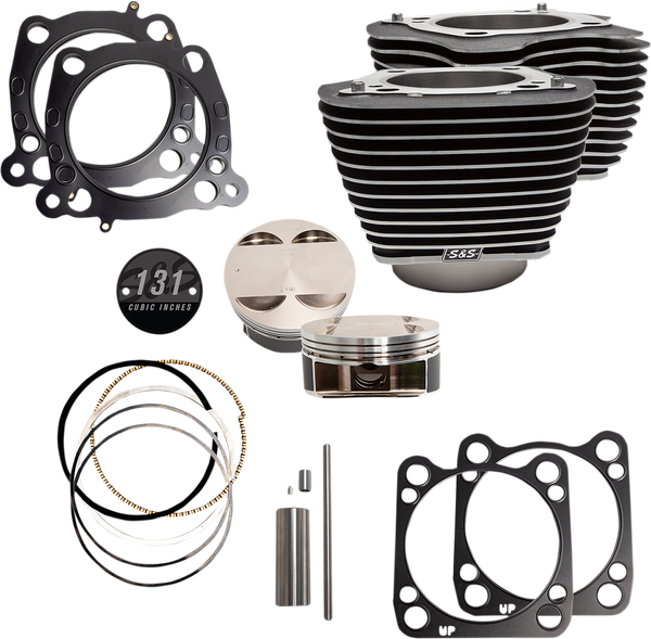 131(r) Stroker Cylinder And Piston Kit Black, 1, nordicamoto.ro