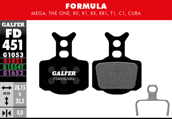 G1053 Standard Brake Pads, 2, nordicamoto.ro