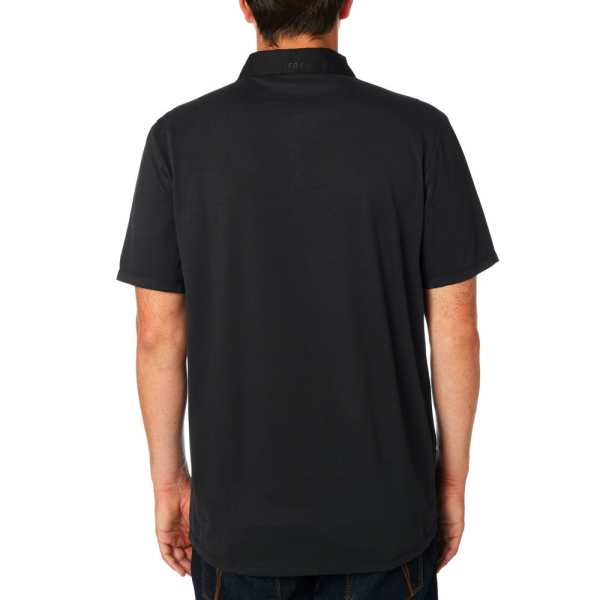 Tricou FOX REDPLATE 360 SS TECH POLO Black-0