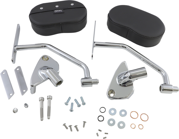 Deluxe Passenger Armrest Kit Black, 2, nordicamoto.ro