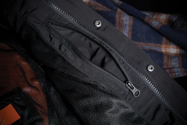 Upstate Riding Flannel Shirt Orange M, 4, nordicamoto.ro