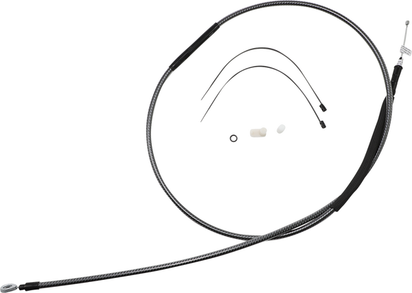 High-efficiency Polished Karbonfibr Clutch Cable Silver, 1, nordicamoto.ro