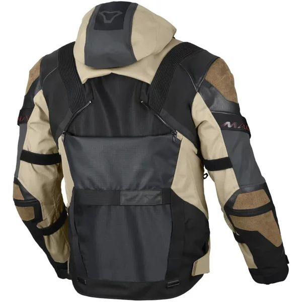Geaca textil impermeabila touring/adventure MACNA TRYTON Night Eye™ XL Maro/Negru, 137, nordicamoto.ro