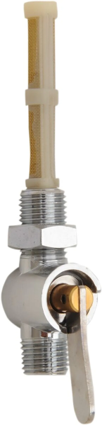 Petcock W/locknut 1/4(r)npt Chrome-0