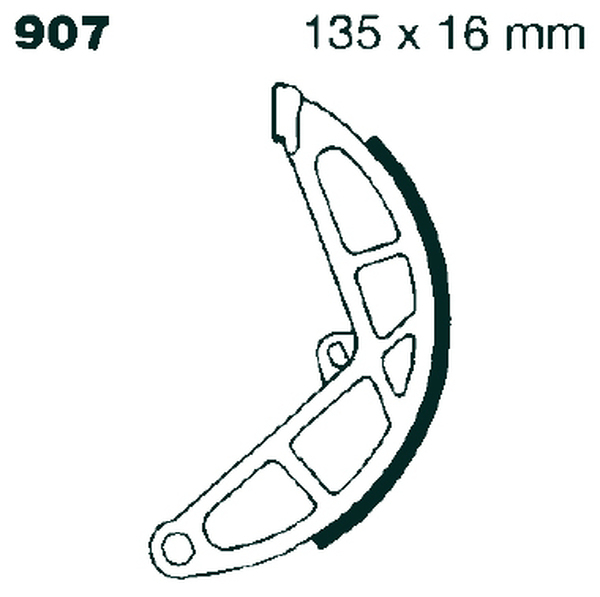 Standard Brake Shoes, 1, nordicamoto.ro