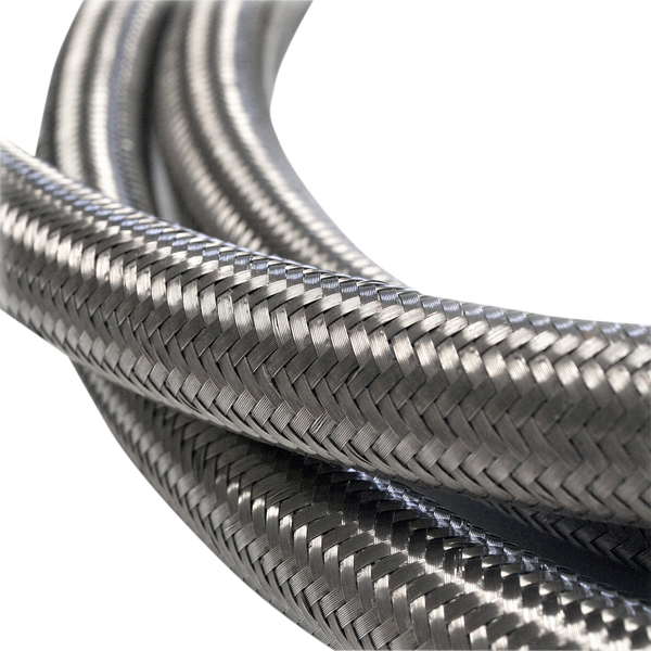 Fiber Braided Oil Hose Stainless Steel, 1, nordicamoto.ro