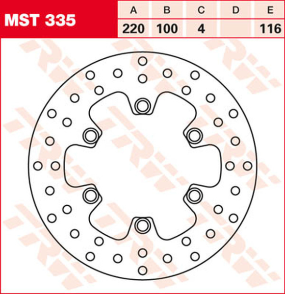 Brake Rotor Fixed Round, 2, nordicamoto.ro