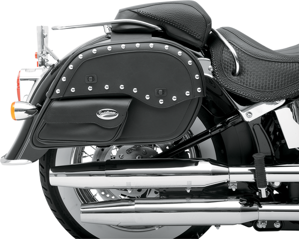 Desperado Slant Face Pouch Saddlebags Black L +, 4, nordicamoto.ro