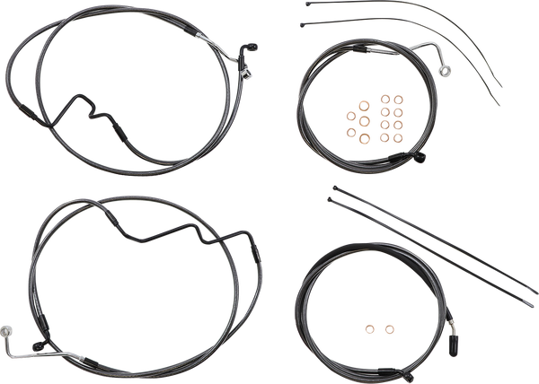 1-1/4(r) Viking Handlebar Installation Kit Black, 4, nordicamoto.ro
