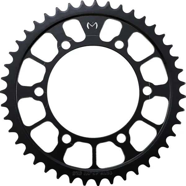 MOOSE RACING Steel Rear Sprocket Black, Zinc Plated -0