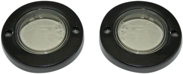 Probeam® Flat Bezel Turn Signal Adapters Gloss Black, 2, nordicamoto.ro
