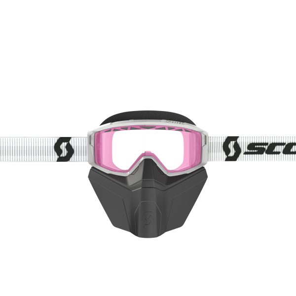 Scott Goggle Primal Safari Facemask white rose-0