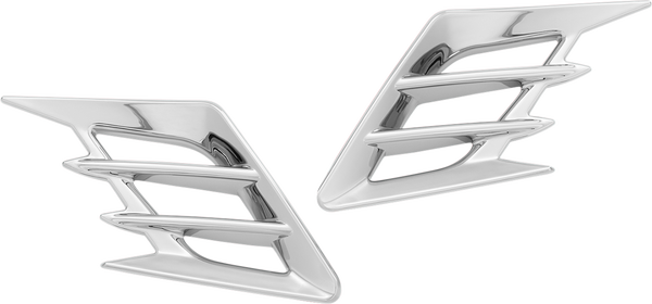 Side Panel Vent Accent Chrome, 2, nordicamoto.ro