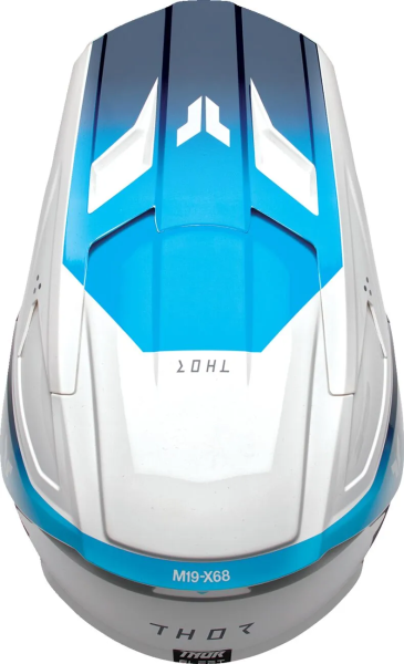 THOR Youth Fleet Storm Helmet White, Blue -1