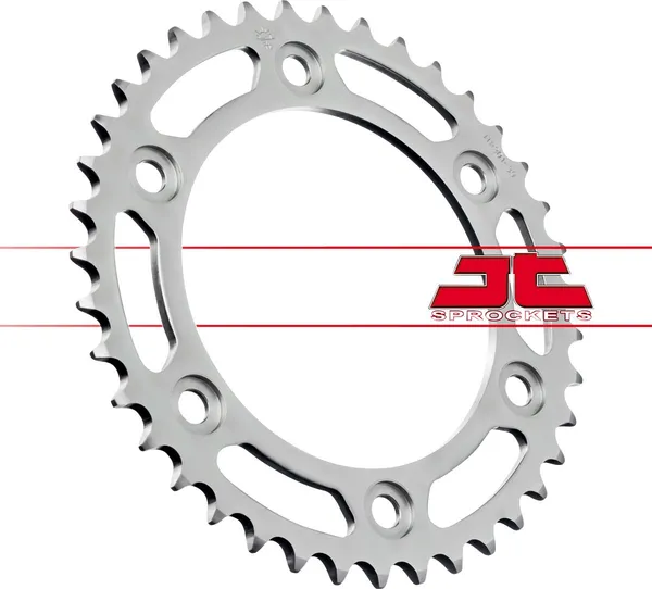 JT SPROCKETS Steel Rear Sprocket Natural -1