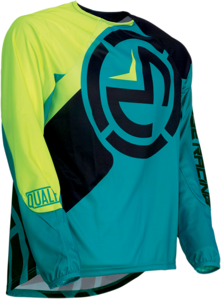 Tricou Moose Qualifier Teal/Fluorescent Yellow