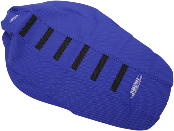 6-rib Gripper Seat Cover Blue, 1, nordicamoto.ro