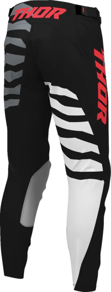 Pantaloni Launchmode Shredder negru-alb, 17, nordicamoto.ro
