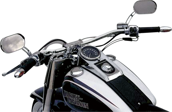 Steel Handlebar 24,5 Mm (1(r)) Chrome, 1, nordicamoto.ro