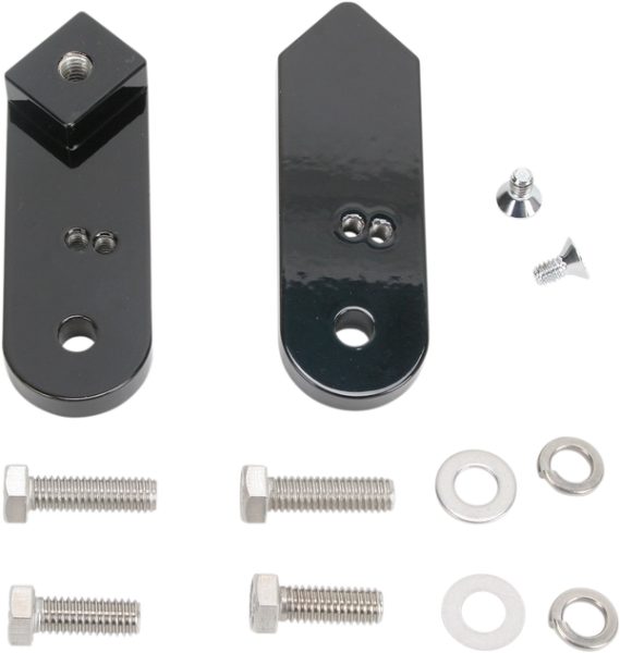 Passenger Floorboard Brackets Black, 2, nordicamoto.ro