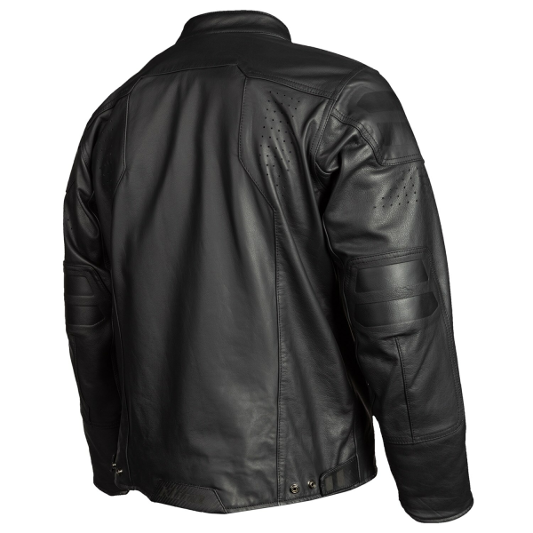 Geaca Moto Touring Klim Sixxer Leather Gunmetal Black-8