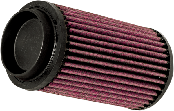 High Flow Air Filter Black, Red