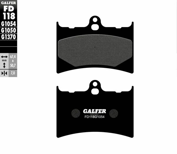 Semi-metallic Brake Pads, 1, nordicamoto.ro