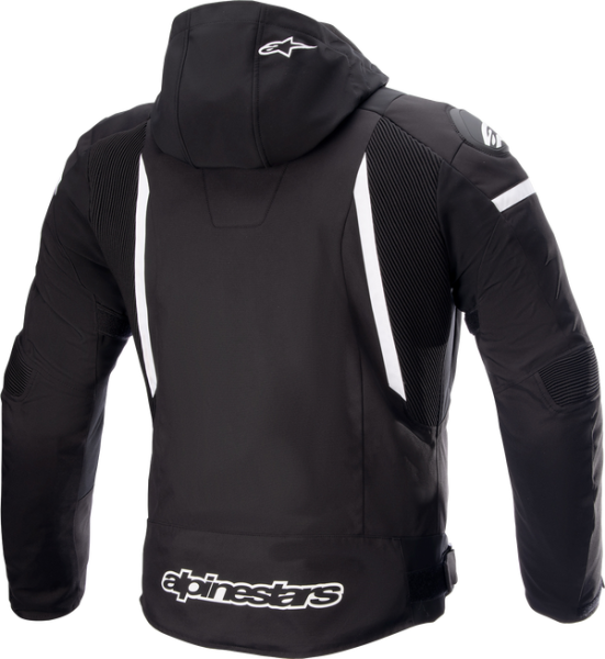 Zaca Waterproof Jacket Black, White -3