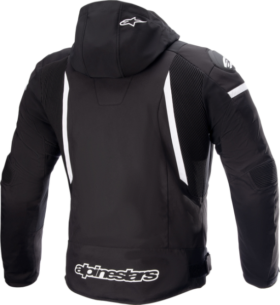 Geaca Moto Alpinestars Zaca Waterproof Black/White-3