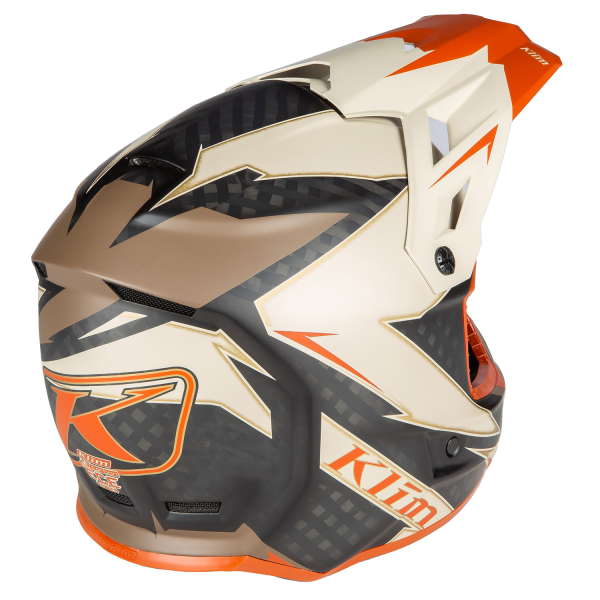 Casca Klim F3 Carbon Off-Road ECE LIGHTNING WHITE-14