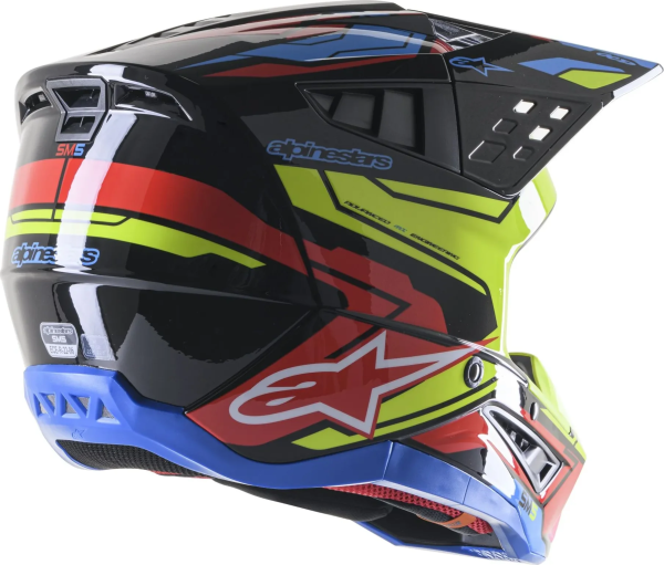 Casca Alpinestars Supertech M5 Action 2 Black/Yellow/Red-0