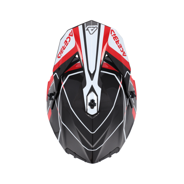 Casca Acerbis Linear 22-06 Gri/Rosu XXL-4