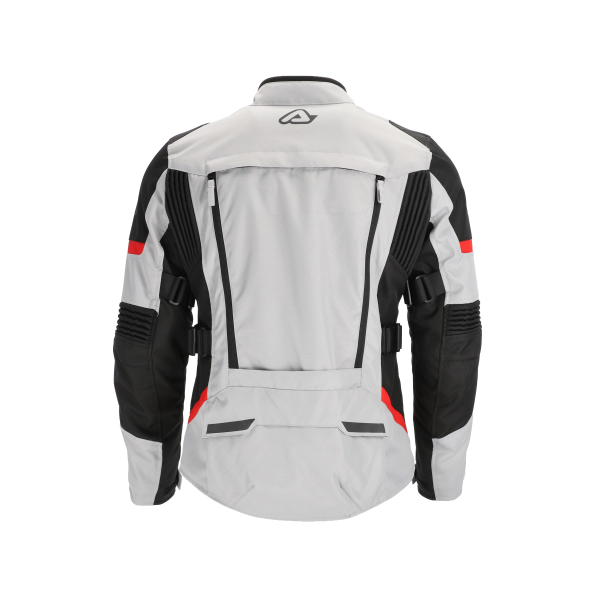 Geaca Dama Acerbis CE X-Rover Gri/Rosu XS, 18, nordicamoto.ro