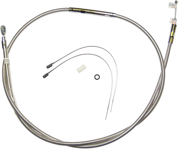High-efficiency Polished Stainless Clutch Cable Silver, 1, nordicamoto.ro