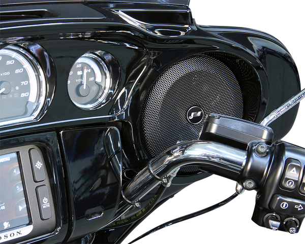 Rokker® Xrp 6.58° Fairing Speaker Kit With Hi-output Pei Tweeter Black, 2, nordicamoto.ro