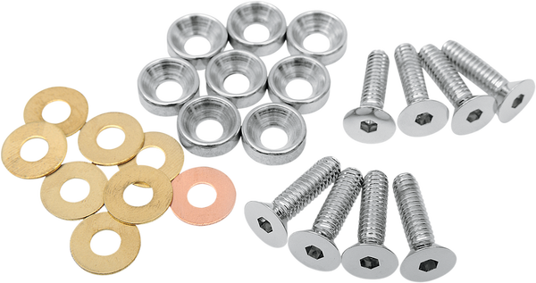Custom Rocker Cover Screw Kit Silver, 1, nordicamoto.ro